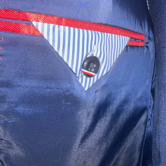 Men’s Blue Tommy Hilfiger Suit - Picture 4 of 10